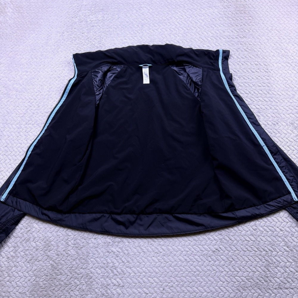 Ivivva By Lululemon Girls Speed Ahead Black Windbreaker Jacket SIZE 12 Hooded - Picture 3 of 9